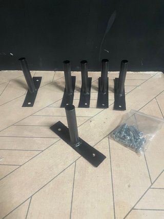Set de 6 Soportes de Pared para Discos de Pesas