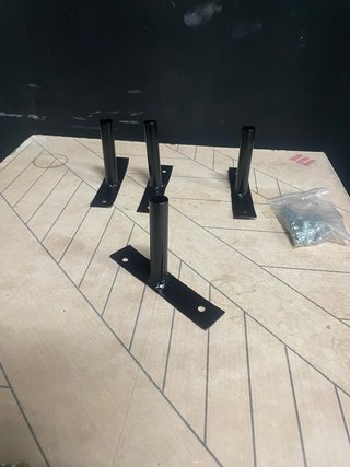 Set de 4 Soportes de Pared para Discos de Pesas