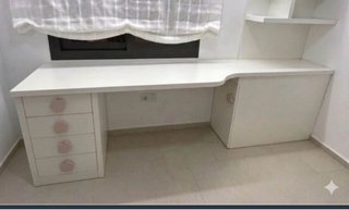 Escritorio Blanco Lacado 270 cm