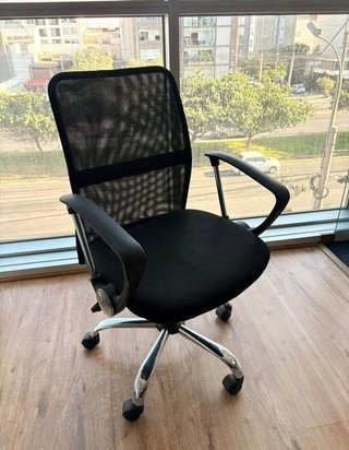 Silla de Escritorio Ergonómica Negra