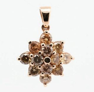 Colgante de Oro y Diamantes