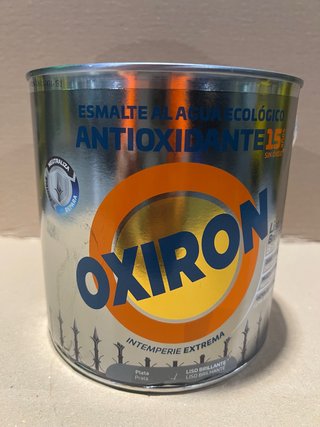 Esmalte al Agua Oxiron Plata