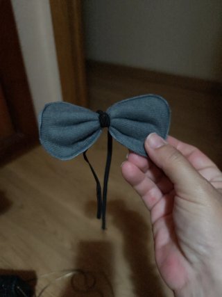 Pajarita Infantil Gris