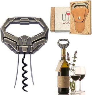 OHAANYY Abridor de vino 3en1 Ah So Bronze-Diamond