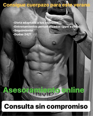 Entrenador personal. Nutrición y entrenamiento