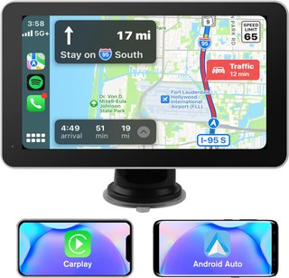 AWESAFE Pantalla 7'' CarPlay AndroidAuto Bluetooth