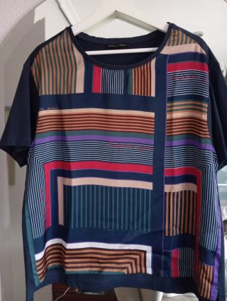 Blusa Purificación García Estampada Talla L