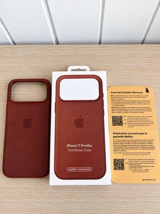 Cover Apple TechWoven per iPhone 17 Pro Max