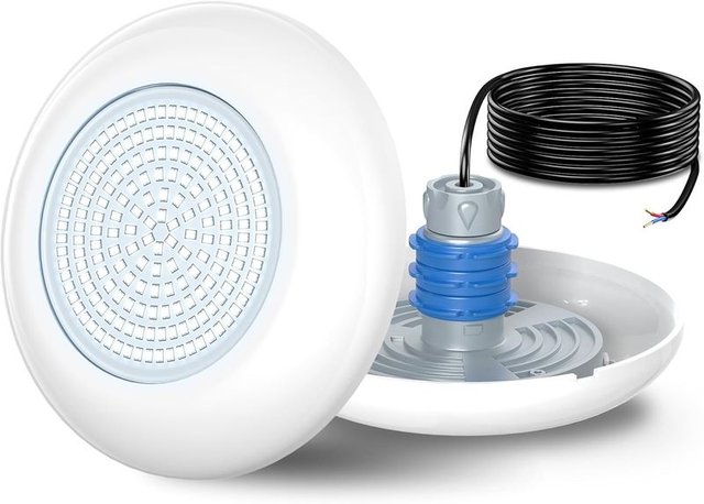 Faro LED per piscina 12W 6000K Filettatura 1.5'' IP68