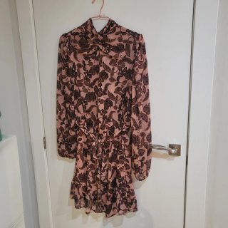 Vestido Estampado H&M Talla L
