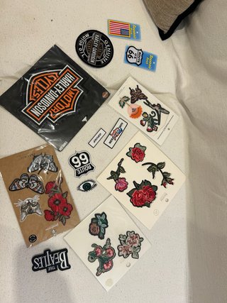 Lote de parches decorativos para ropa
