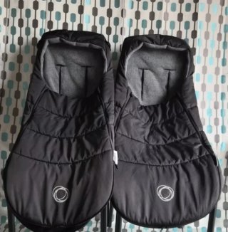 SACOS SILLA POLAR REPELENTE AL AGUA, NEGROS