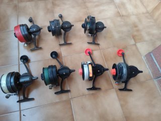 Lote de 7 Carretes de Pesca Sagarra