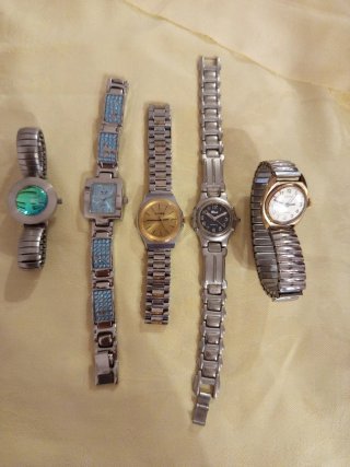 Set di 5 Orologi da Polso Donna Vintage