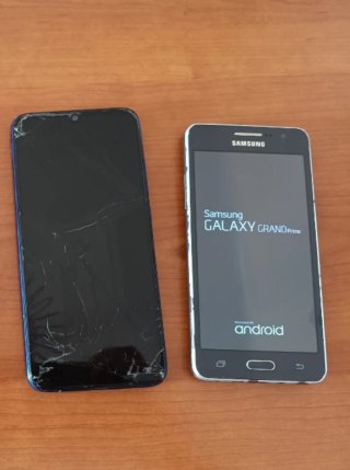 Lote 2 cellulari per pezzi (Redmi e Samsung)