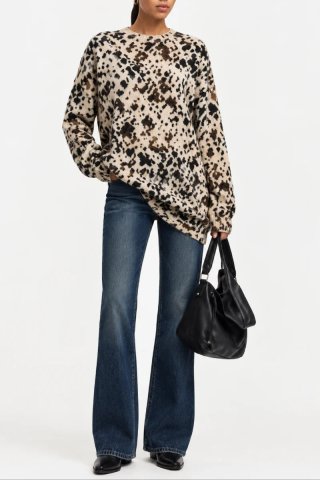 Desigual jersey estampado leopardo.