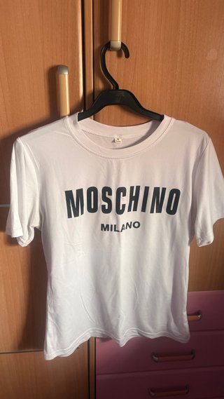 Camiseta Moschino Blanca Talla M
