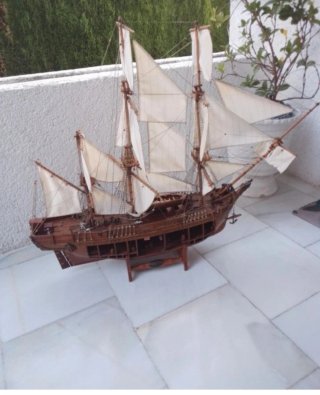 Maqueta de Barco de Madera