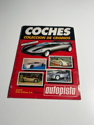 Álbum de Cromos Coches - Autopista