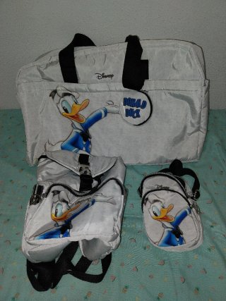 Set 3 Bolsos Disney Pato Donald