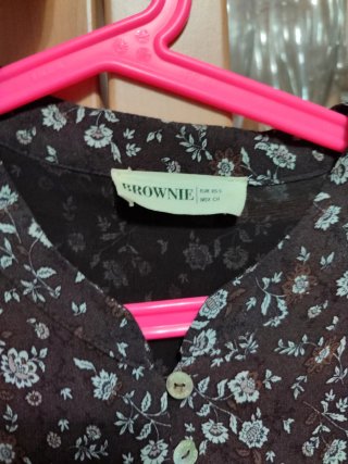Vestido Brownie Estampado Talla S
