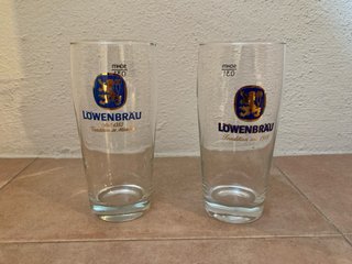 2 Bicchieri di Birra Löwenbräu Expo 92