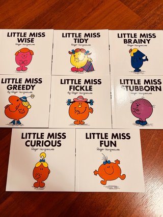 Lote 8 libros inglés Little Miss • Roger Hargreave