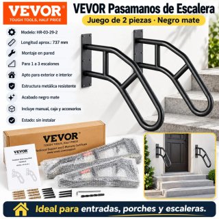 Juego de 2 Pasamanos de Escalera VEVOR