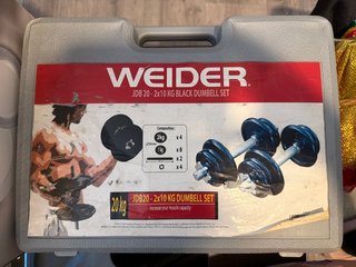 Juego de Mancuernas Weider 20kg