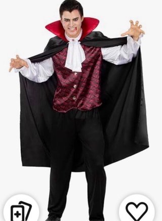 Disfraz Dracula Halloween Talla L Atosa