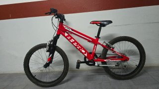 Bicicleta MTB B-Pro 20 pulgadas roja