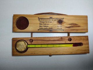 Termómetro de Madera Vintage Ducados