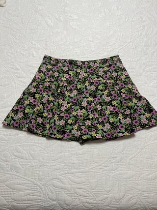 Falda pantalón Zara estampada