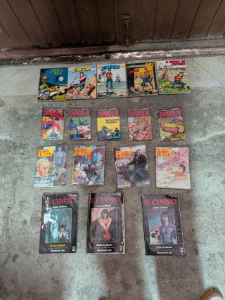 Lotto Fumetti Vintage: Diabolik, Zagor, Il Corvo,