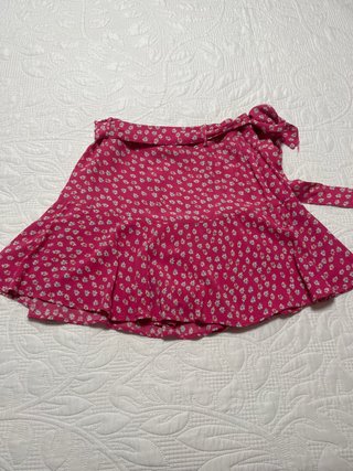 Falda pantalón Zara estampada