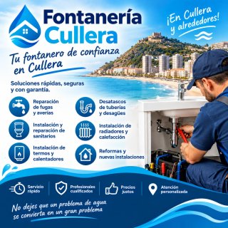 Fontanero en Cullera | Reparaciones y termos