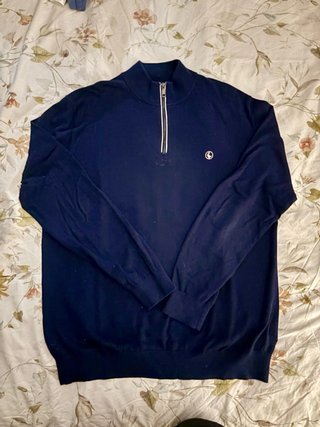 Jersey El Ganso Azul Marino Cremallera Talla L
