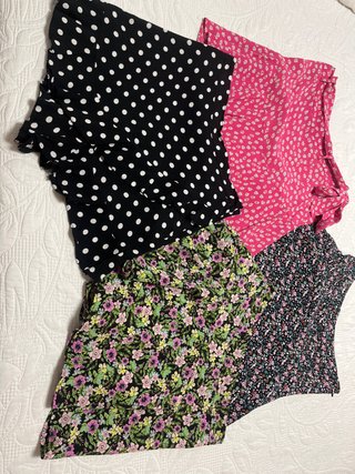 Lote de 4 faldas y pantalones Zara