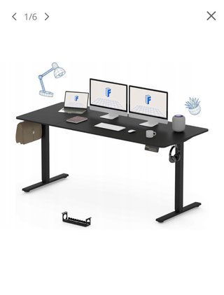 Escritorio Elevable Eléctrico FlexiSpot 160x60 cm