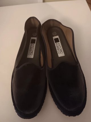 Zapatos Planos Antonio Parrieco Azul Talla 40