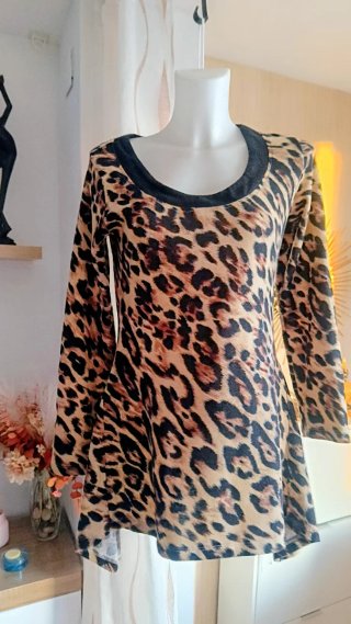 Vestido Estampado Leopardo