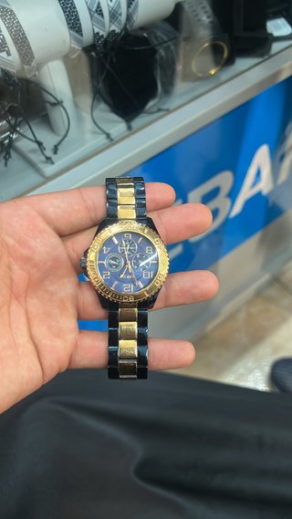 Reloj Guess Azul y Dorado
