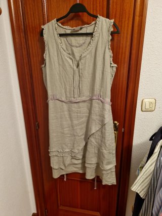 Vestido sin mangas