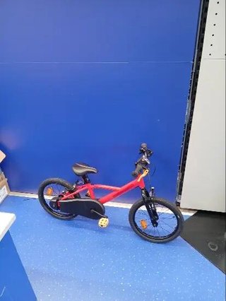 Bicicleta Niños 16 Pulgadas 4-6 Años Discover 500 Rojo