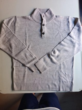 Jersey Boston Beige Talla XL lana