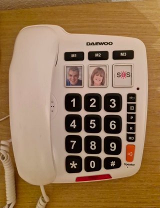 Teléfono Fijo Daewoo para Mayores