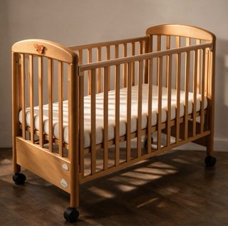 Cuna de Madera Estilo Vintage