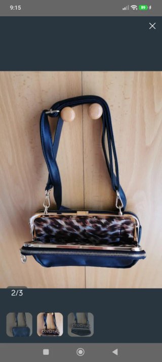 Bolso de hombro negro