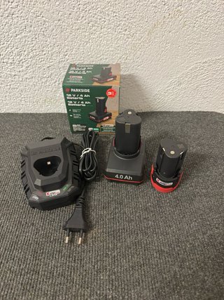 Set Baterías 12V Parkside con Cargador