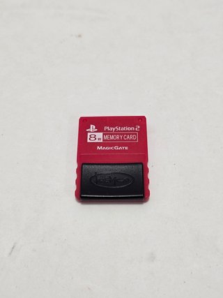 memory card ps2 rojo kemco - memoria play2